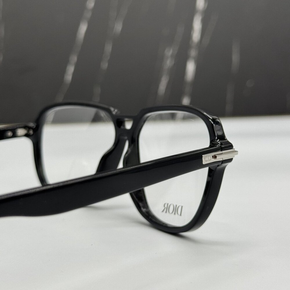 NEW DIOR DIORBLACKSUITO AI 1000 MEN BLACK EYEGLASSES DIOR - Picture 5 of 10